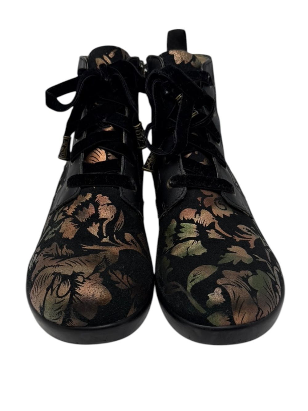 Alegria Eliza Regal Copper Floral Ankle Boots - Picture 15 of 15